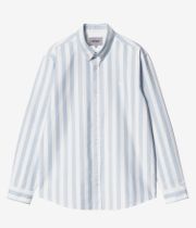 Carhartt WIP Dillion Oxford Chemise (stripe bleach white)