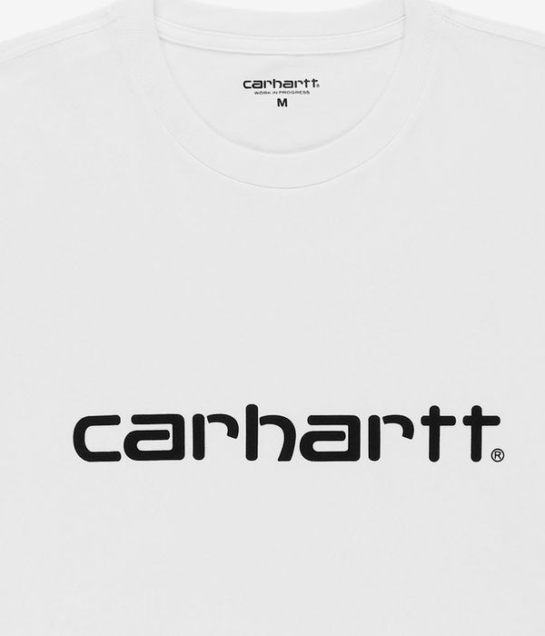 skatedeluxe T-Shirt | WIP online Carhartt Script kaufen (white black)