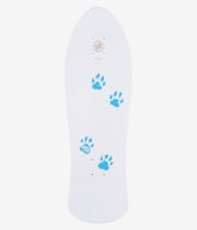 Santa Cruz Dressen Pup Reissue 9.5" Skateboard Deck (white)