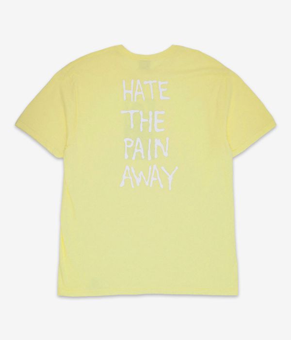 Fucking Awesome Hate The Pain Away T-Shirt (yellow)