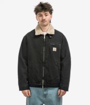 Carhartt WIP Herald Organic Maitland Giacca (black wall stone washed)