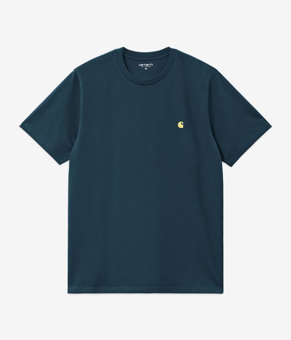 Carhartt WIP Chase Camiseta (duck blue gold)