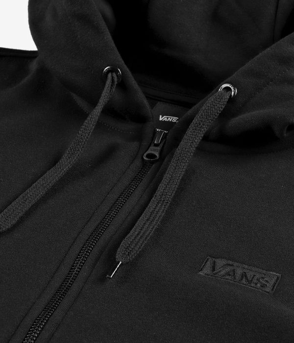 Vans Core Basic Felpa Hoodie con zip (black II)