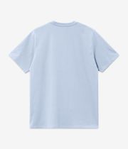 Carhartt WIP American Script Organic Camiseta (frosted blue)
