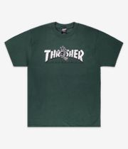 Thrasher x Santa Cruz Screaming Logo T-Shirt (forest green)