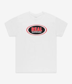 Real Oval Camiseta (white red black)