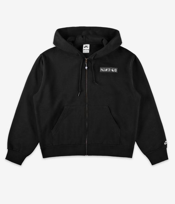 Nike SB Logo Zip-Hoodie (black)