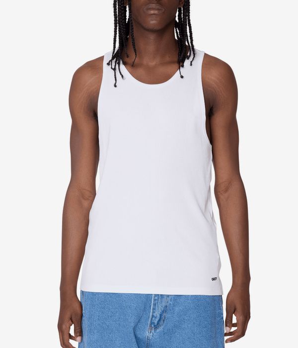 Obey Standard Rip Tank-Top (white) 2er Pack