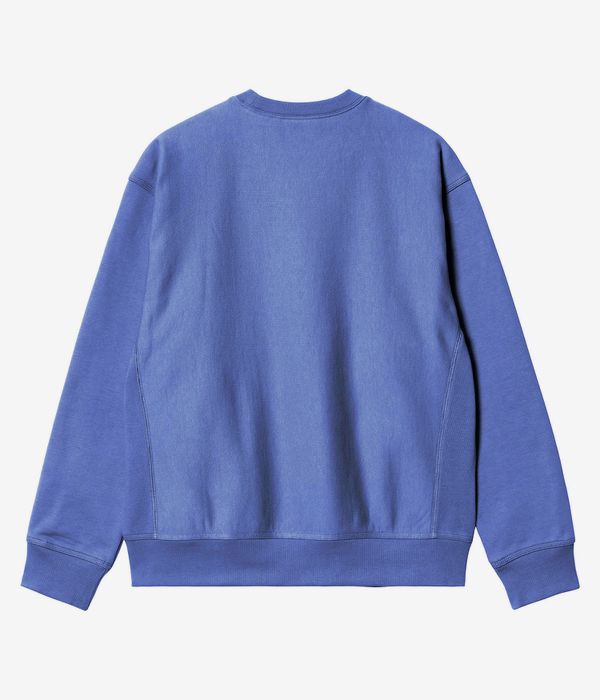 Carhartt WIP American Script Sweatshirt (blue iris)