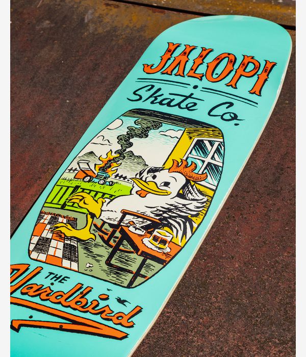Anti Hero Team Jalopi Yardbird 9.81" Skateboard Deck (teal)