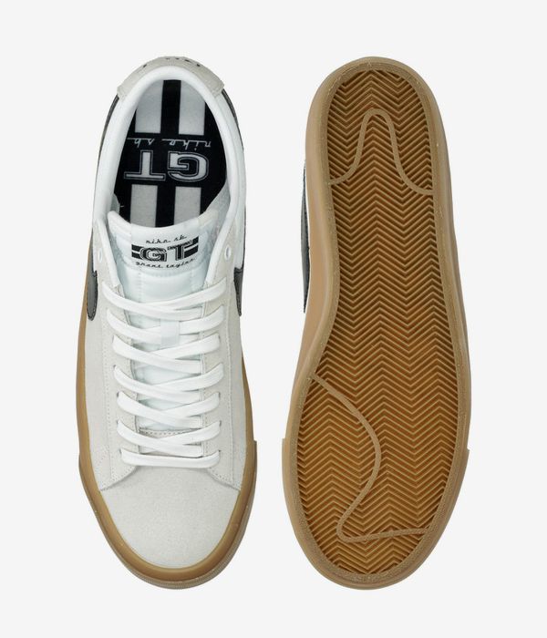Nike SB Zoom Blazer Low Pro GT Schoen (white black gum)