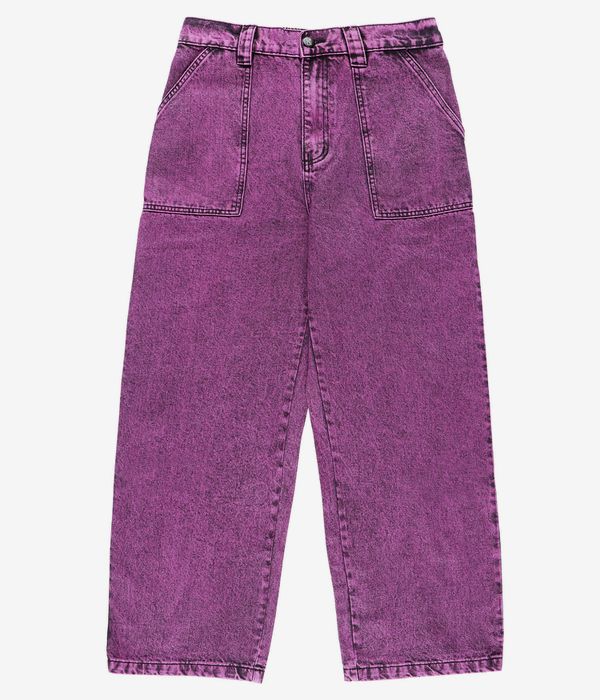 Poetic Collective Painter Denim Jeans (purple acid wash denim)