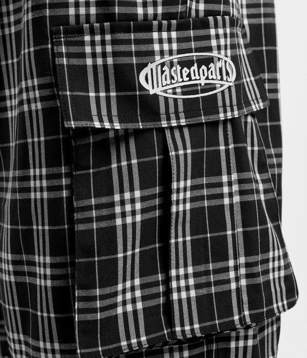 Wasted Paris Yard Tartan Hunter Hose (black white)