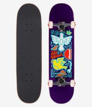 Almost x Skateistan Sky Doodle 7.875" Complete-Board (purple)
