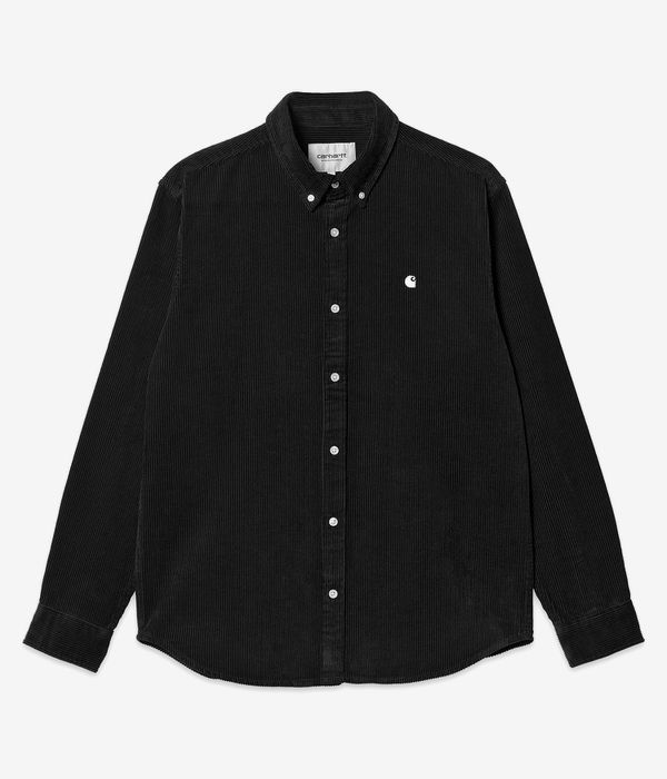 Carhartt WIP Madison Corduroy Shirt (black wax)