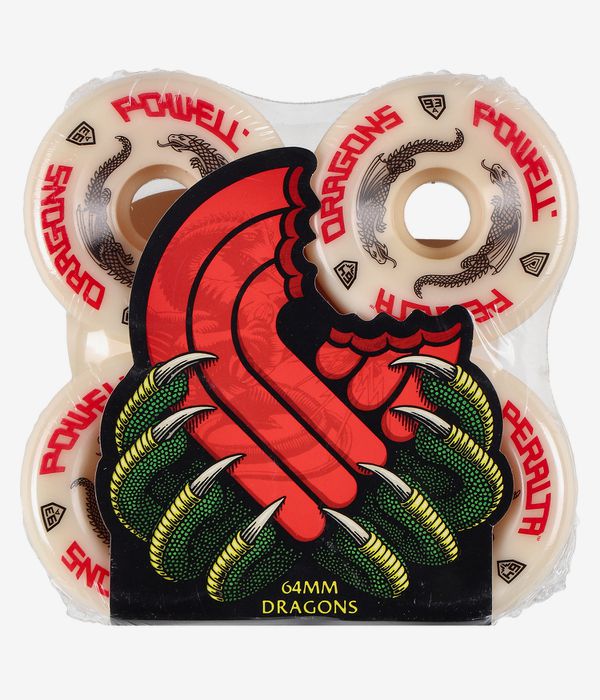 Powell-Peralta Dragon Formula G-Bones Wheels (offwhite) 64 mm 93A 4 Pack