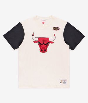 Mitchell & Ness Chicago Bulls Color Blocked Camiseta (cream)