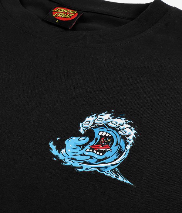Santa Cruz Screaming Wave Camiseta (black)