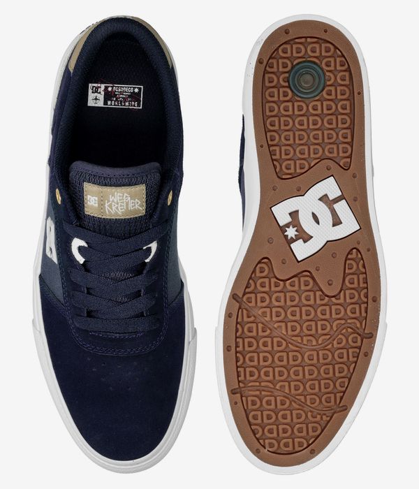 DC Teknic S Wes Shoes (dc navy white)
