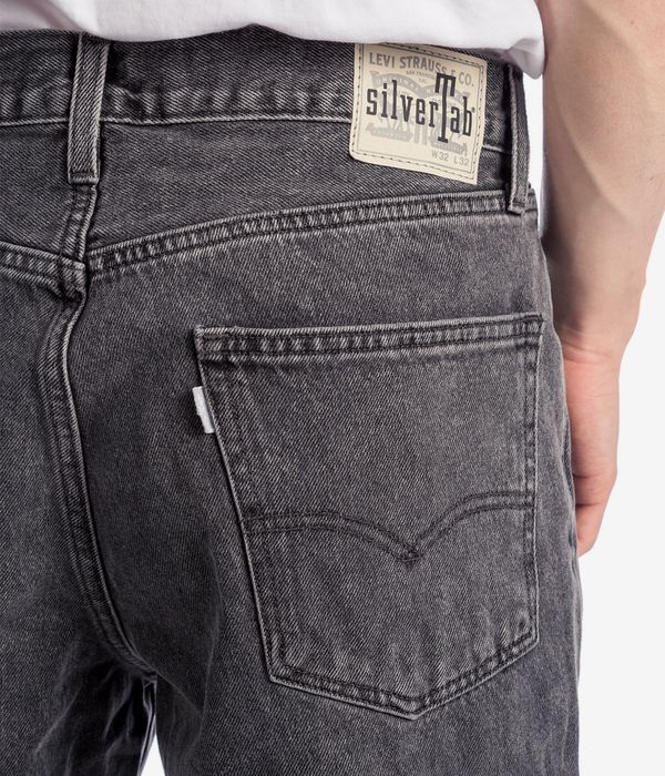 Shop Levi's Silvertab Loose Jeans (black worn in) online | skatedeluxe