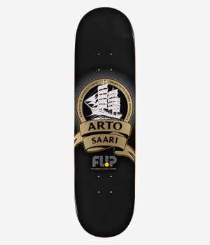 Flip Saari Mustard Ship Back 8.25" Planche de skateboard (black)