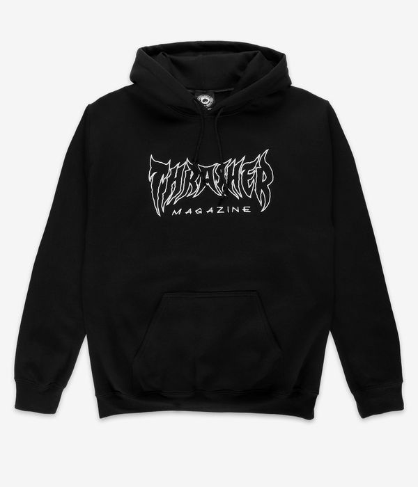 Thrasher Metal Felpa Hoodie (black)