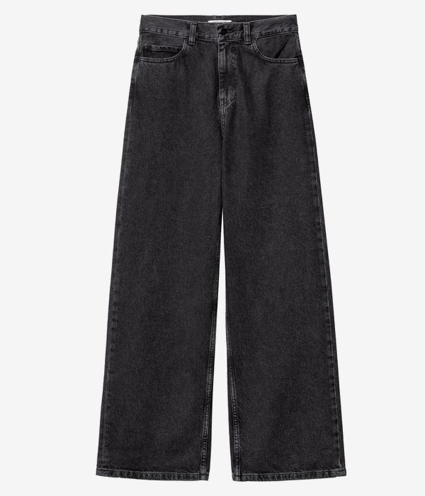 Carhartt WIP W' Jane Pant Organic Fairfield Vaqueros women (black heavy stone wash)