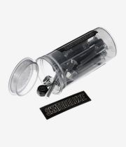 skatedeluxe Premium Bolts 1 1/8" Kit di montaggio (silver black) Intaglio a croce Testa svasata