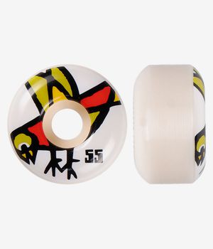 Girl Pictograph Staple Wheels (white multi) 55mm 99A 4 Pack