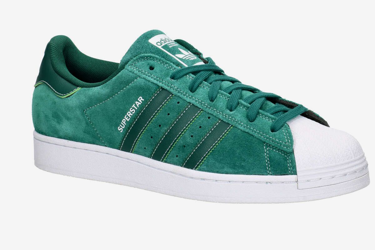 adidas Skateboarding Superstar ADV Scarpa (core green white core green)