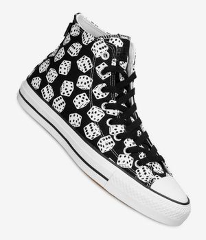 Shop Converse CONS Chuck Taylor All Star Pro Dice Print Shoes (black white  white) online | skatedeluxe