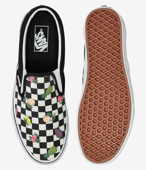 Vans Classic Slip-On Shoes (checkerboard black white)