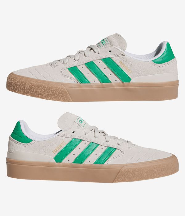 adidas Skateboarding Busenitz Vulc II Buty (alumina court green gum)