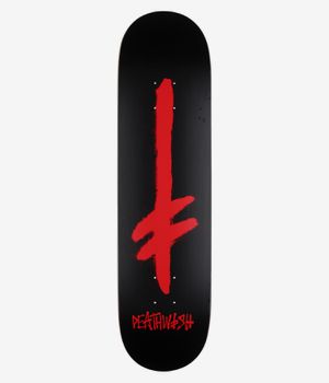 Deathwish Gang Spray 8" Skateboard Deck (black red)