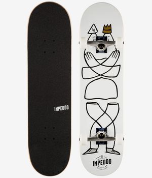 Inpeddo Smarty 8" Complete-Skateboard (white)