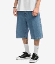 Carhartt WIP Langdon Cotton Smith Shorts (blue stone bleached)