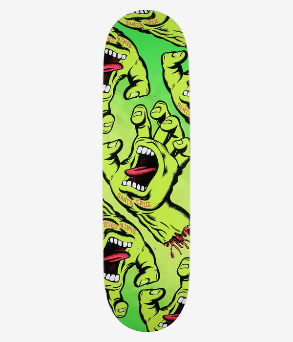 Santa Cruz Crowded Hand ATV 8.5" Tabla de skate (green)