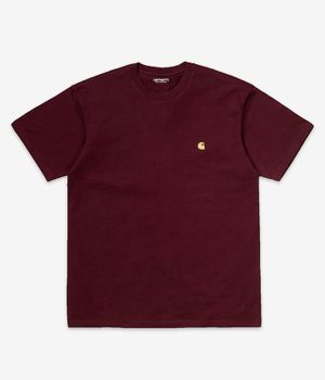 Carhartt WIP Chase T-shirt (bordeaux gold)