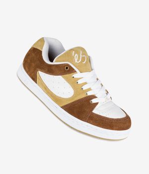 éS Accel OG Shoes  (brown tan white)