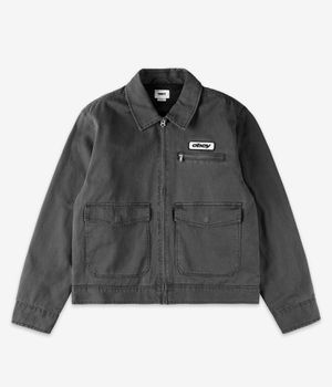 Obey Walter Work Veste (black faded wash)