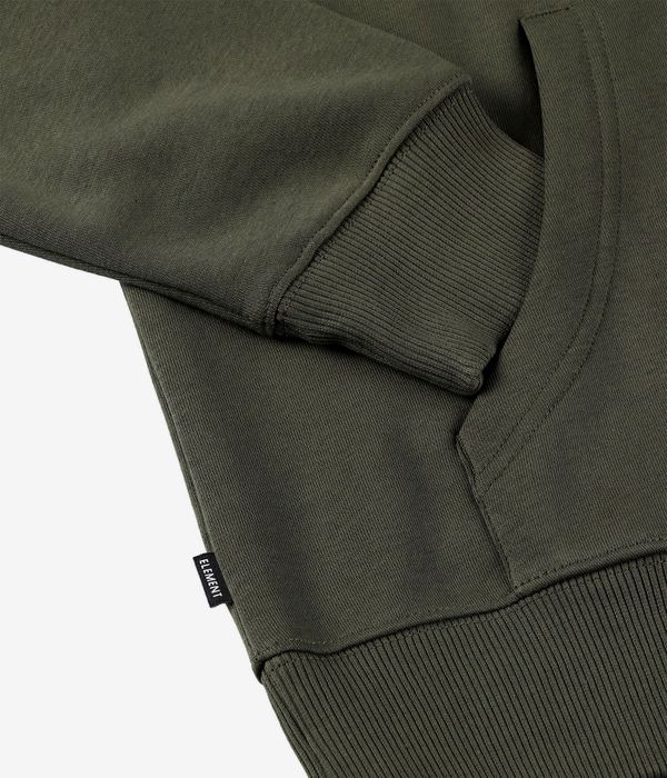 Element Icon Embroidery Zip-Hoodie (forest night)