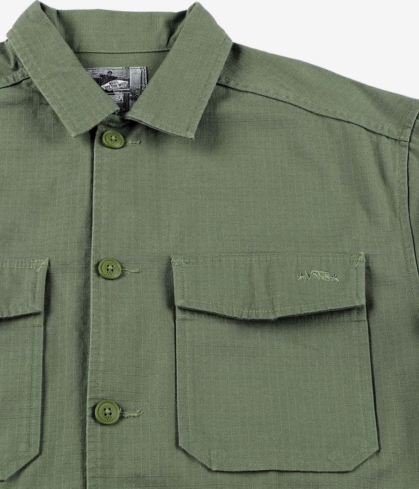 Vans Skate Atiba Haze Military Overshirt Shirt (pine forest)