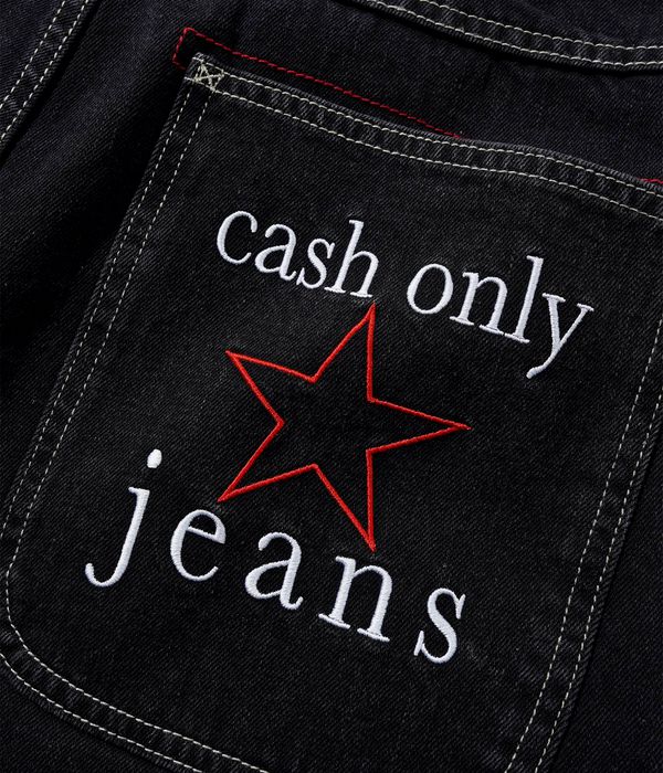 Cash Only Stars Denim Jeans (washed black)