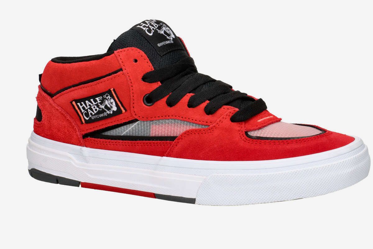 Vans Skate Half Cab Wafflecup Schoen (red black grey)