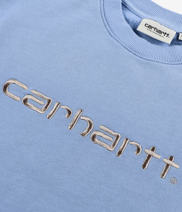 Carhartt WIP W' Basic Sweatshirt women (bluebird fleur de sel)