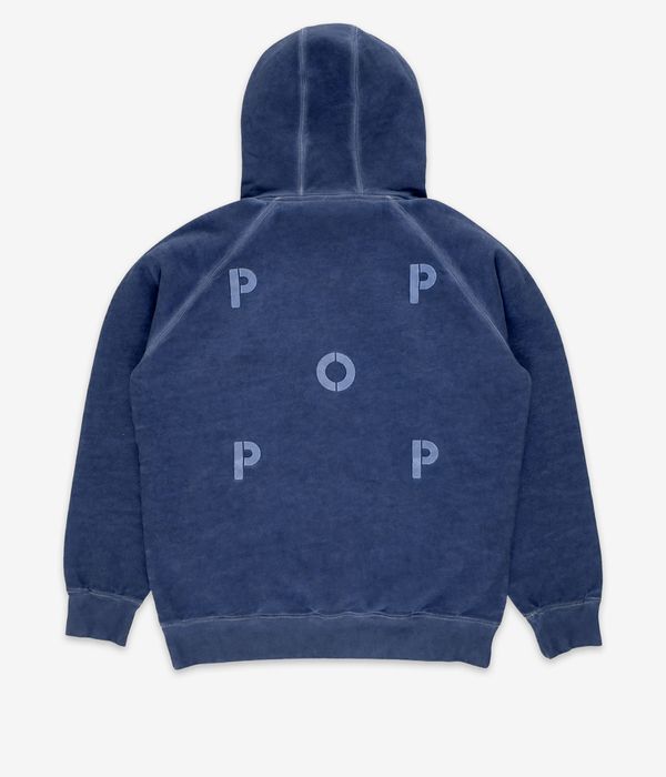 Pop Trading Company Stencil Logo Hoodie (navy)