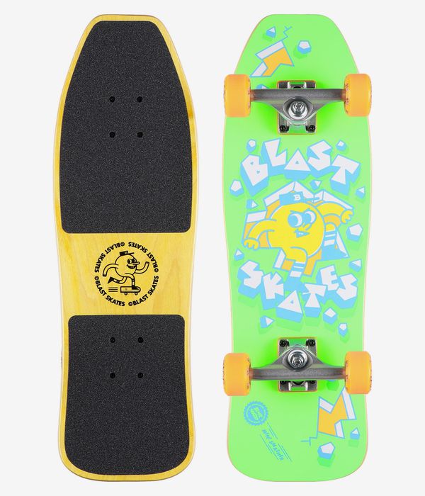 Blast Skates Mini Smasher Shaped Kids 8.5" Komplettboard (green)