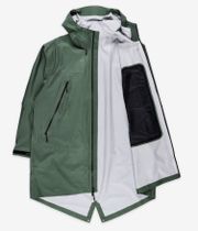 The North Face Packable Light Rain Parka Jas (duck green)