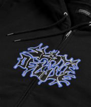 skatedeluxe Stroke Organic Zip-Sweatshirt avec capuchon (black)