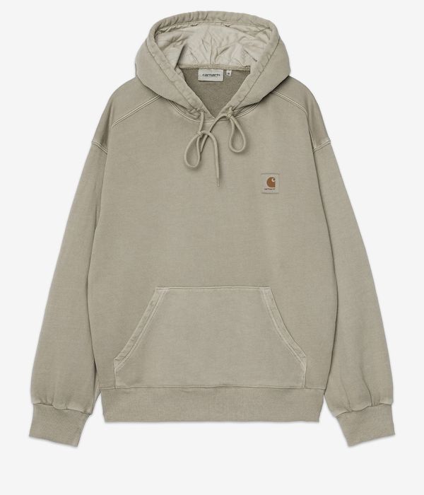 Carhartt WIP Nelson Felpa Hoodie (gentle green garment dyed)